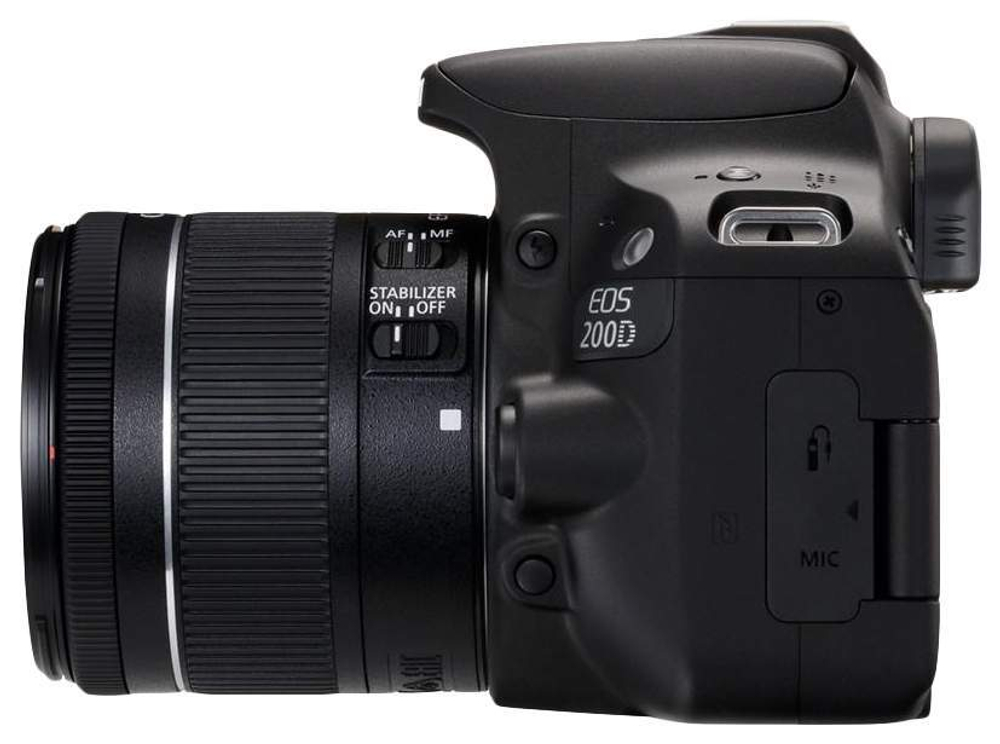 Фотоаппарат зеркальный Canon EOS 200D EF-S 18-55mm IS STM Black