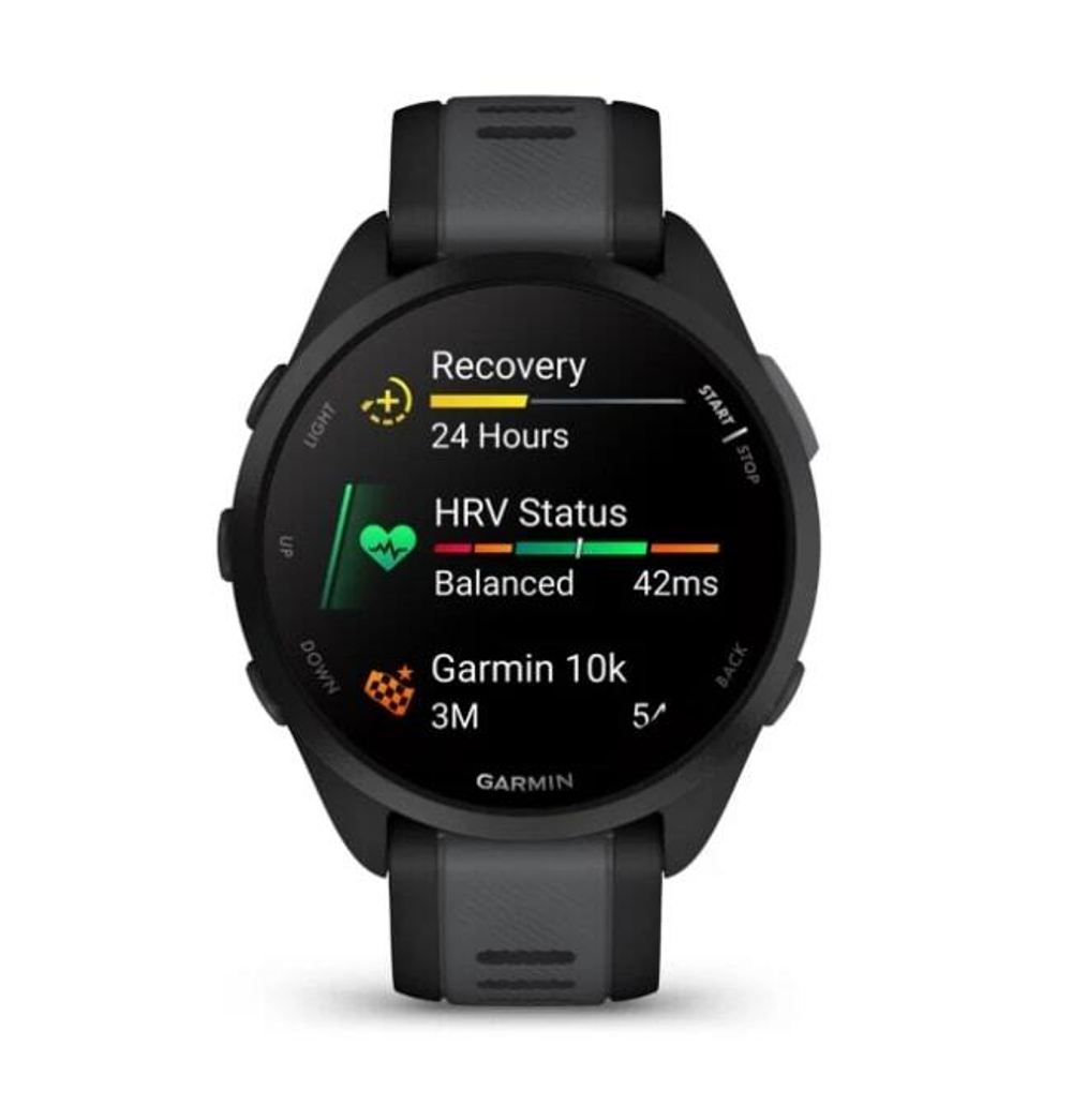 Смарт-часы Garmin Forerunner 165 черный/серый (010-02863-20)