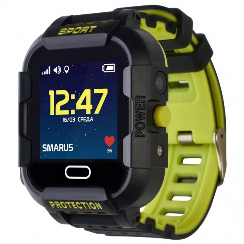 Детские смарт-часы Smarus kids K6 черные