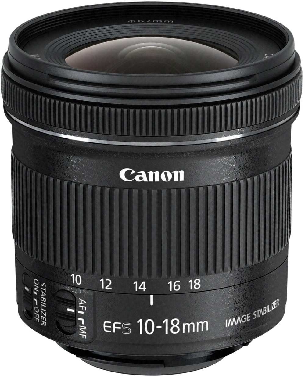 Объектив Canon EF-S 10-18mm f/4.5-5.6 IS STM черный