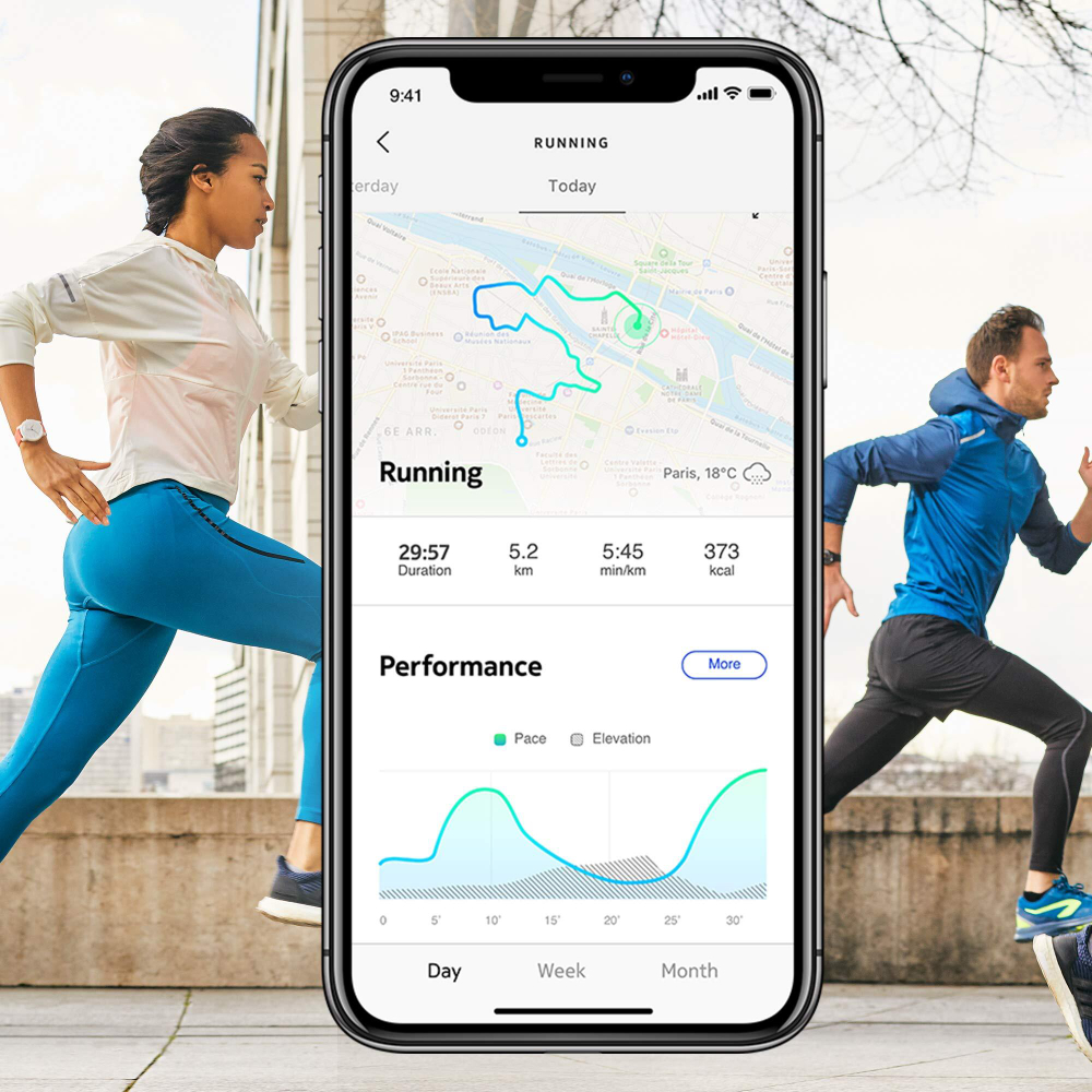 Смарт-часы Withings Move - White / Coral с GPS белый