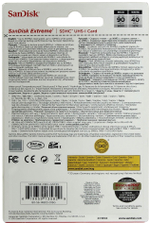 Карта памяти SanDisk Extreme SDHC SDSDXNE-016G-GNCIN 16GB