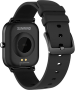 Смарт-часы SunWind SW30, 1.54", черный / черный [sw30b]