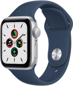 Смарт-часы Apple Watch SE 2021 40mm Silver with Abyss Blue Sport Band (mkny3/a)