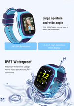 Детские умные смарт-часы Smart Baby Watch LT31E (Голубой)