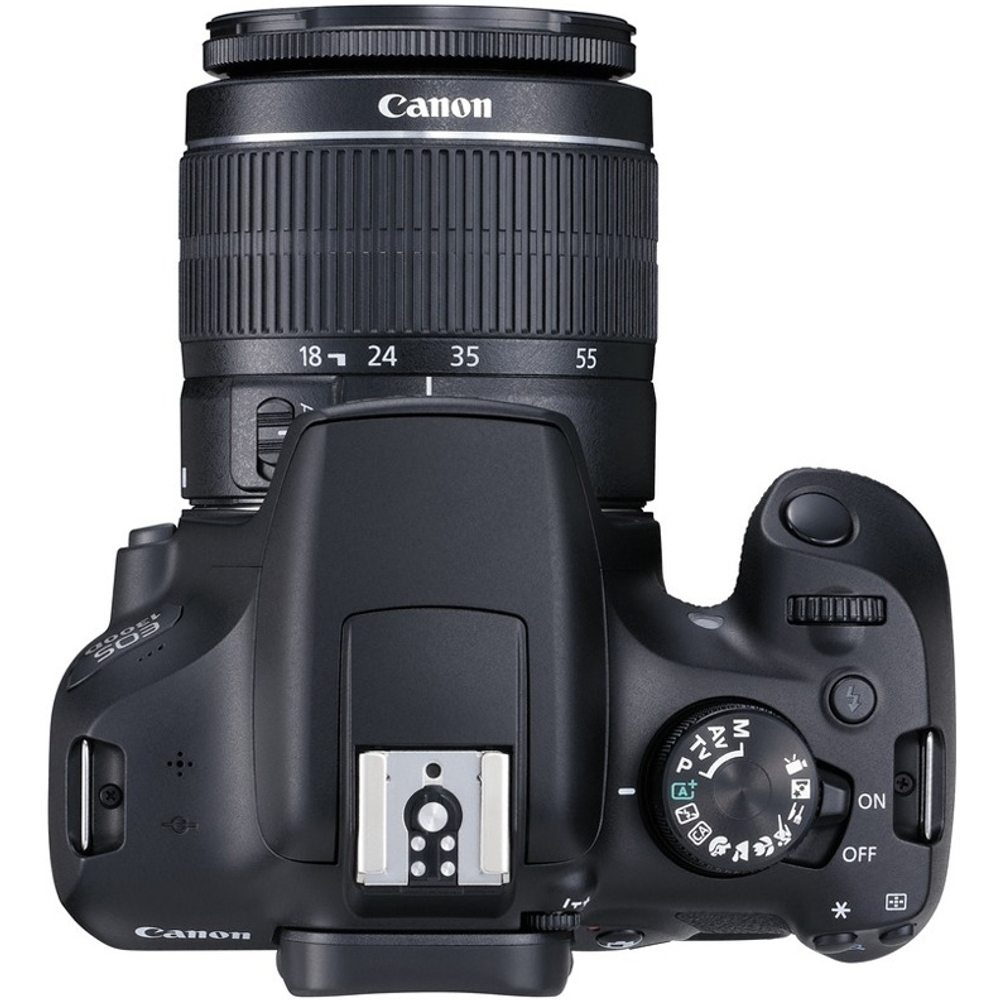 Фотоаппарат Canon EOS 1300D Kit 18-55mm f/3.5-5.6 DC III, черный