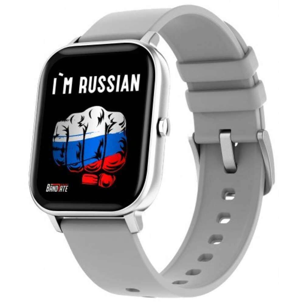 Умные часы BandRate Smart Im Russian BRSGS3SGR с тонометром, счетчиком калорий