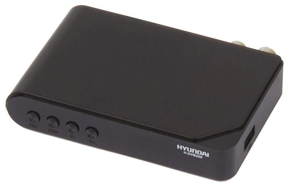 DVB-T2 приставка Hyundai H-DVB200 Black