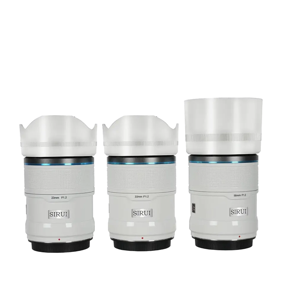 Комплект объективов Sirui Sniper 23/33/56mm F1.2 X-Mount White