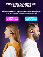 Моно гарнитура Taymlux HSP-B3 PRO синий (3038466)