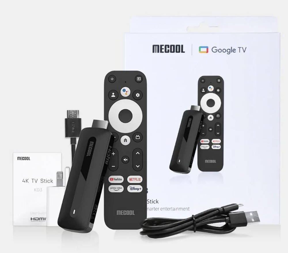 Смарт-приставка Mecool Mecool KD3 TV Stick 2/8 Gb / черный