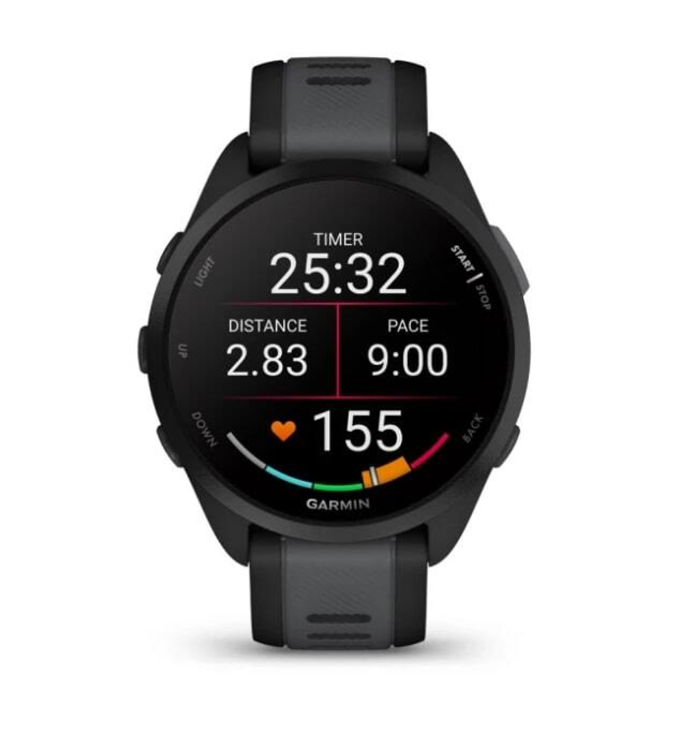 Смарт-часы Garmin Forerunner 165 черный/серый (010-02863-20)