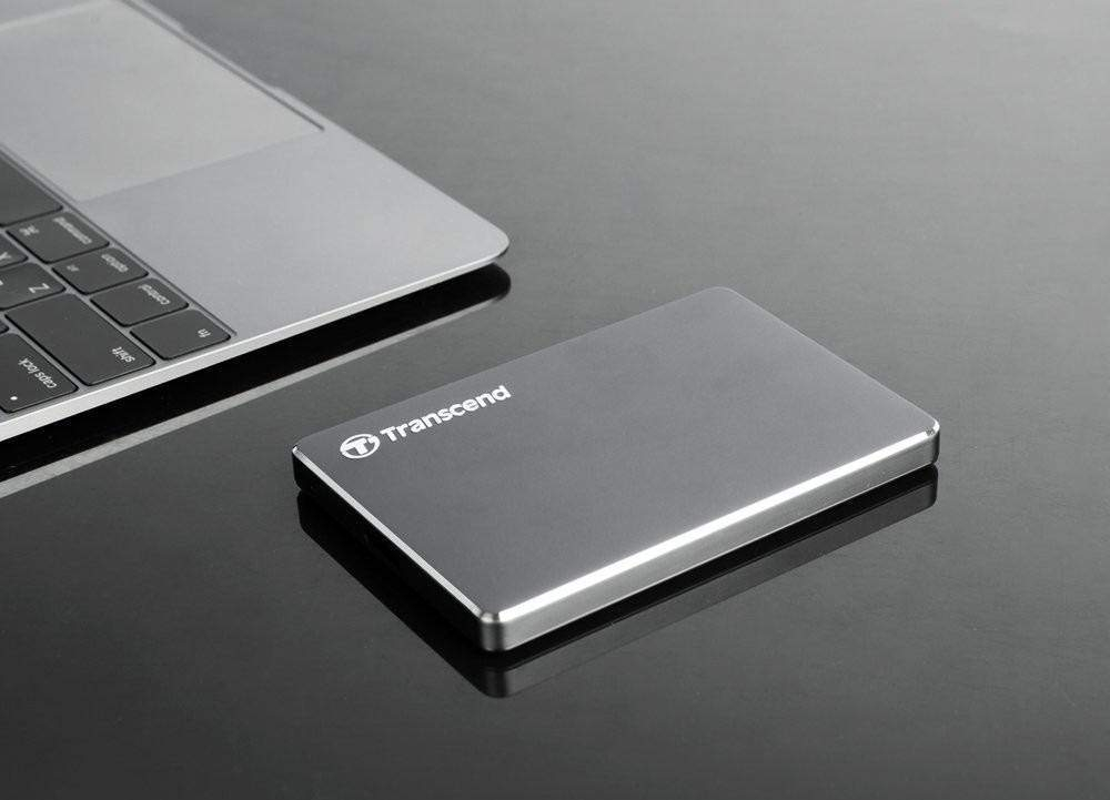 Внешний диск HDD Transcend SJ 1TB Grey (TS1TSJ25C3N)