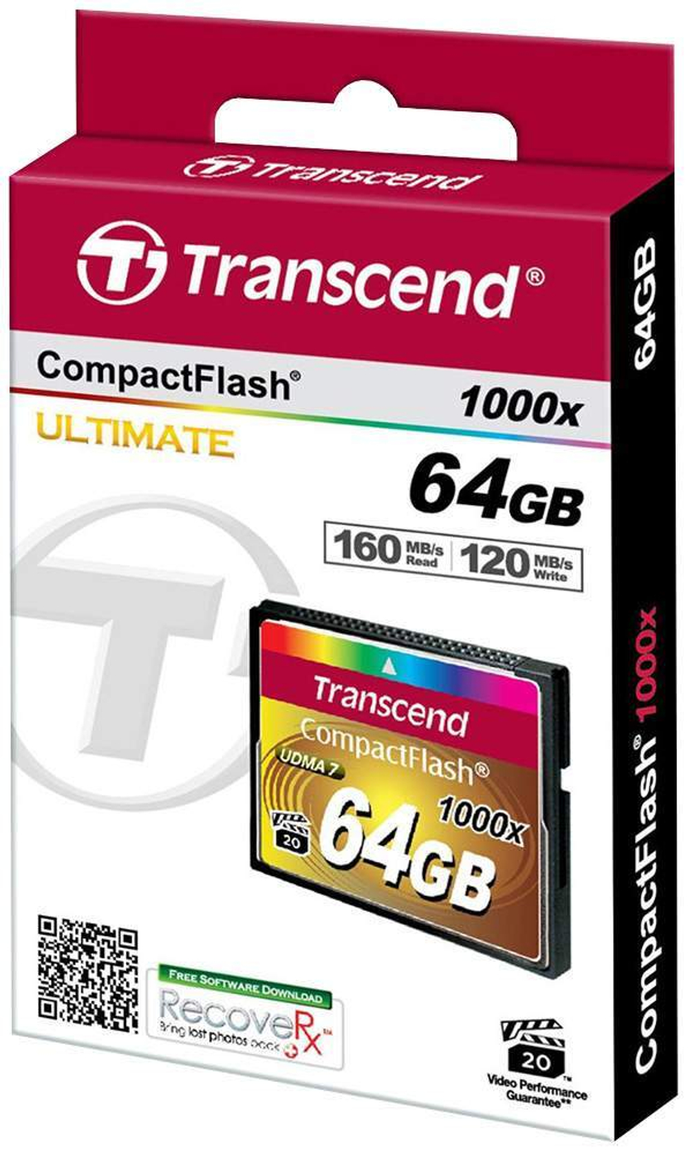 Карта памяти Transcend Compact Flash TS64GCF1000 64GB