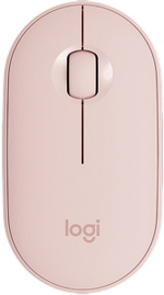 Беспроводная мышь Logitech Pebble M350 розовый (910-005575)