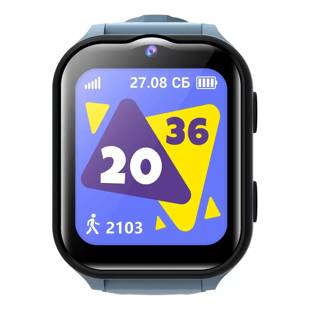 Детские часы Geozon Superstar голубые + связь в подарок
