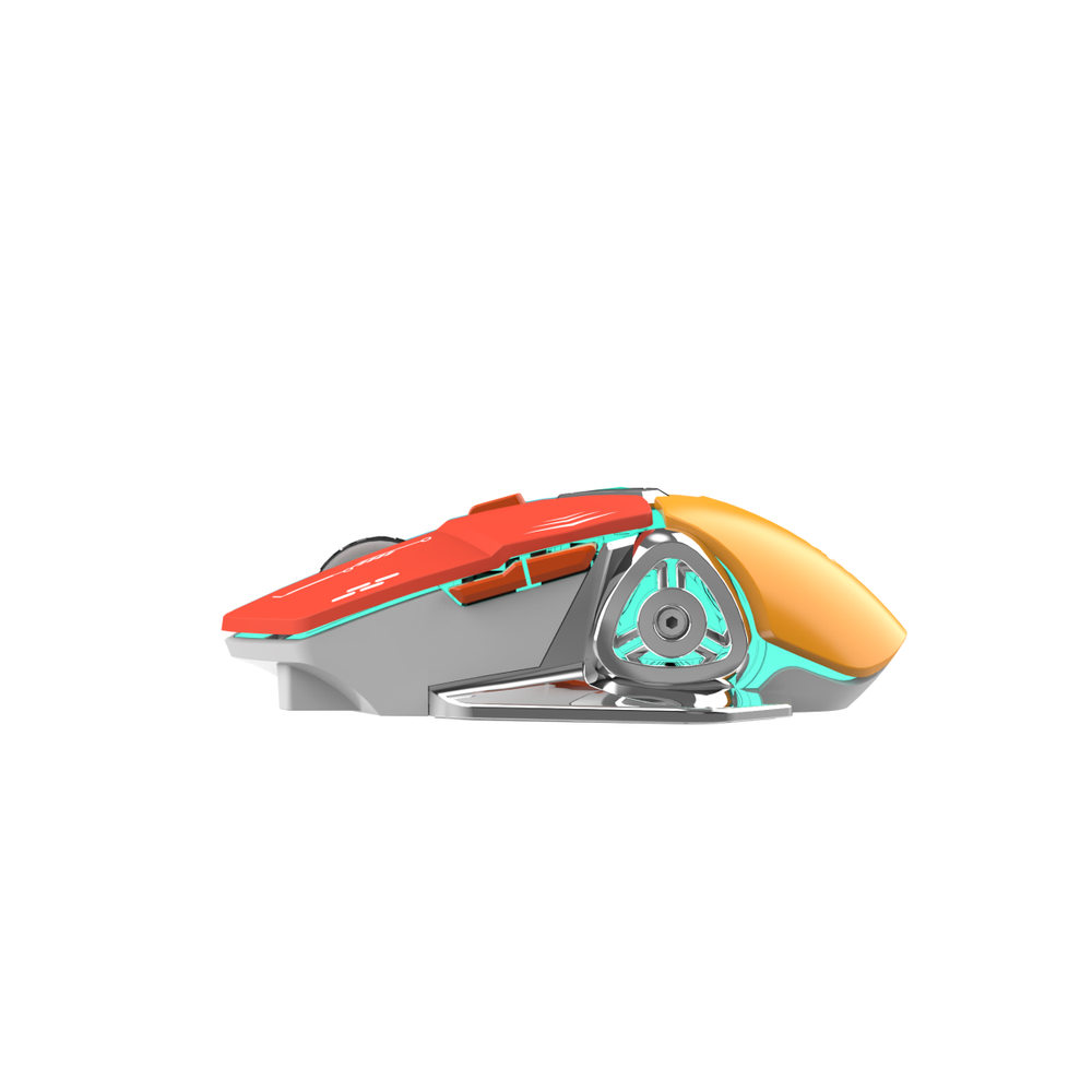 Беспроводная игровая мышь Run Energy G-551-D белый, желтый, красный, синий
