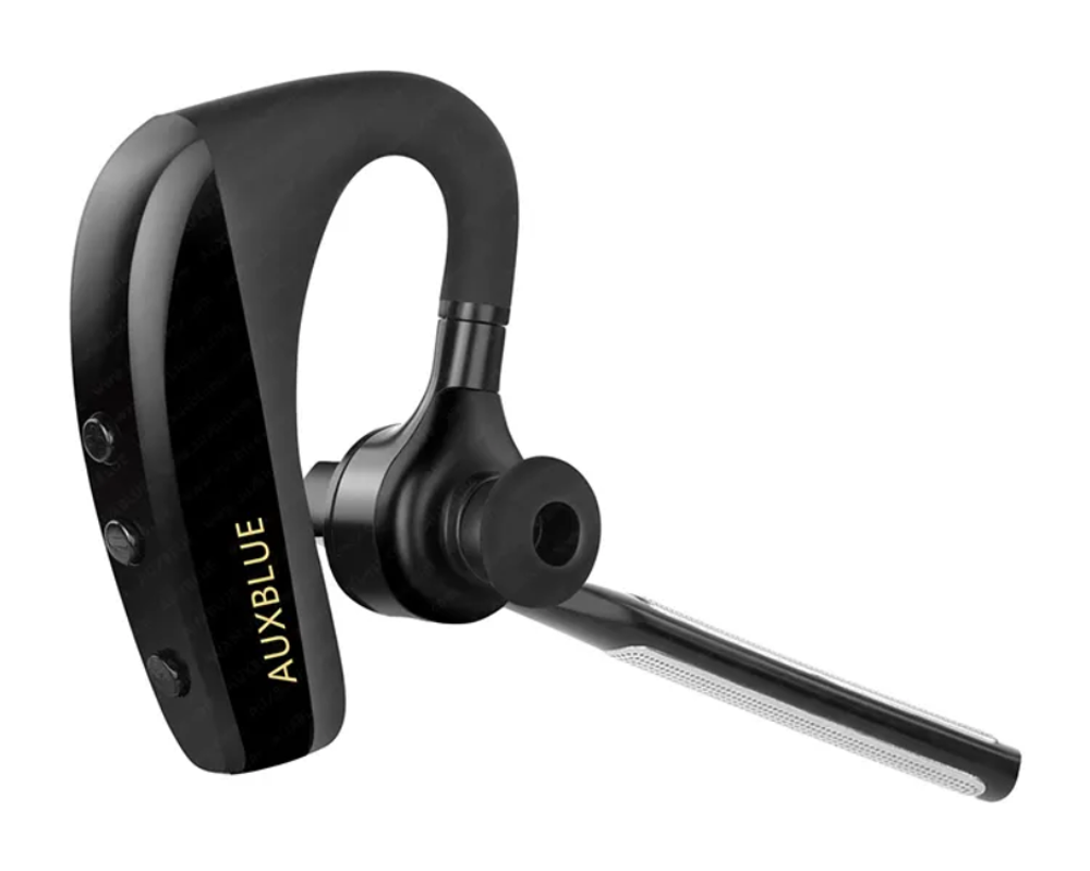 Беспроводная Bluetooth гарнитура Taymlux К10 черная с шумоподавлением