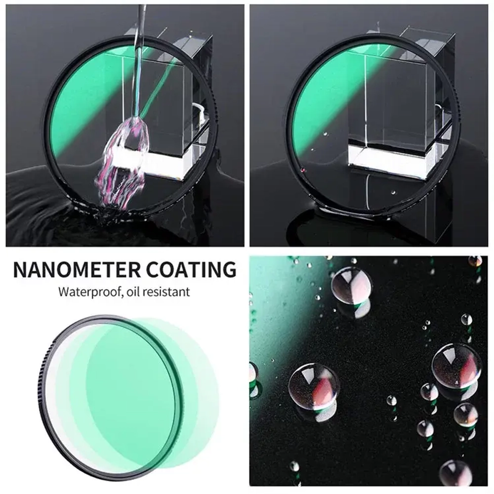 Светофильтр K&F Concept Nano-X Black Mist 1/2 77мм KF01.1655