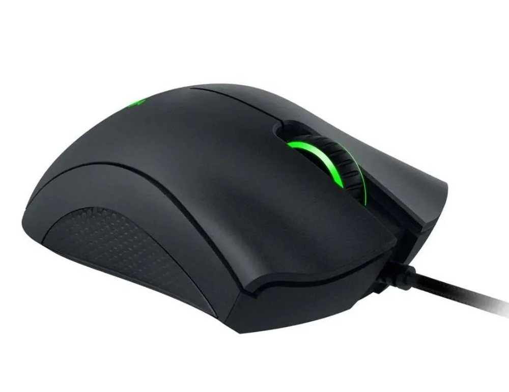 Игровая мышь Razer DeathAdder Essential Black/Green (RZ01-03850100-R3M1)