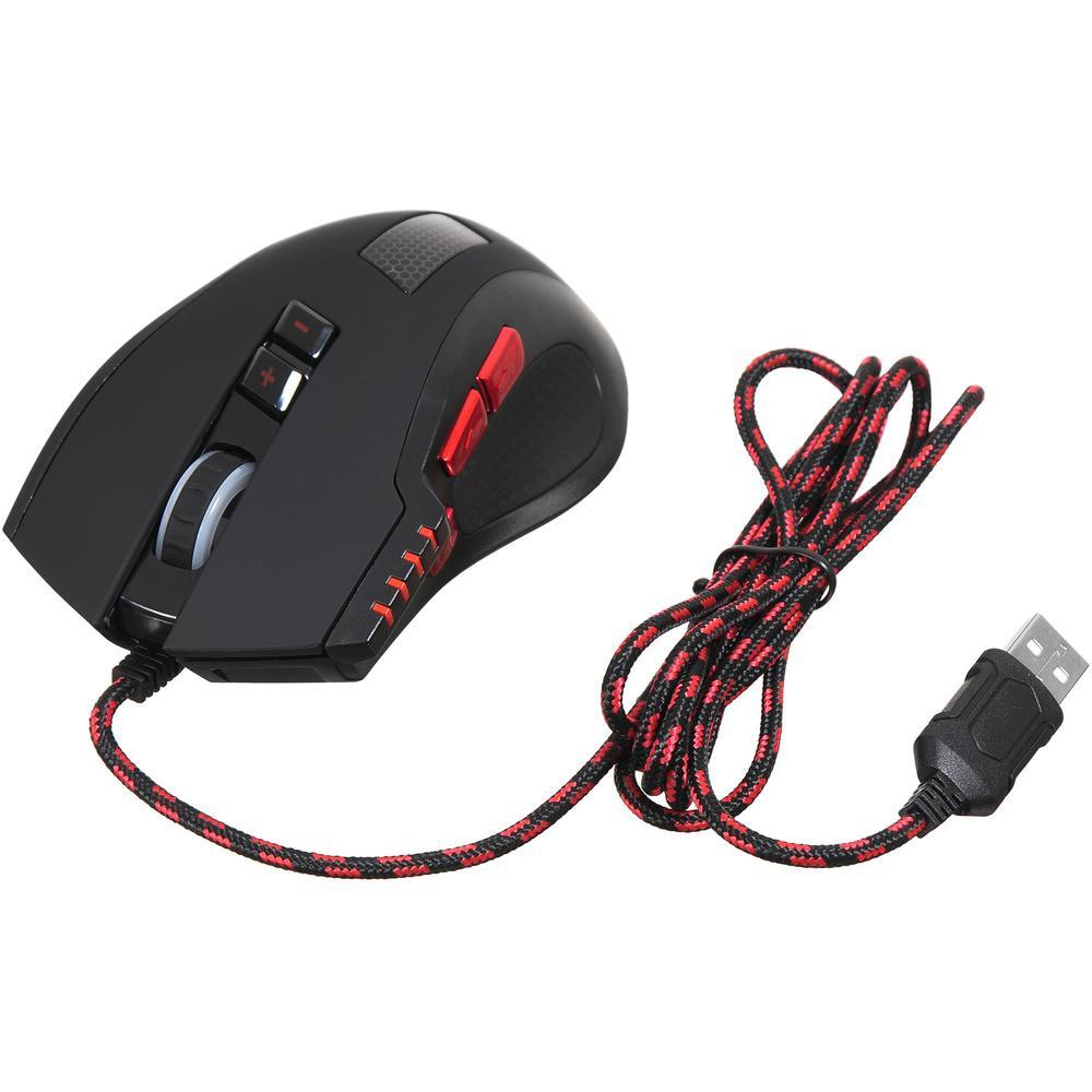 Проводная игровая мышь OKLICK 806G черный