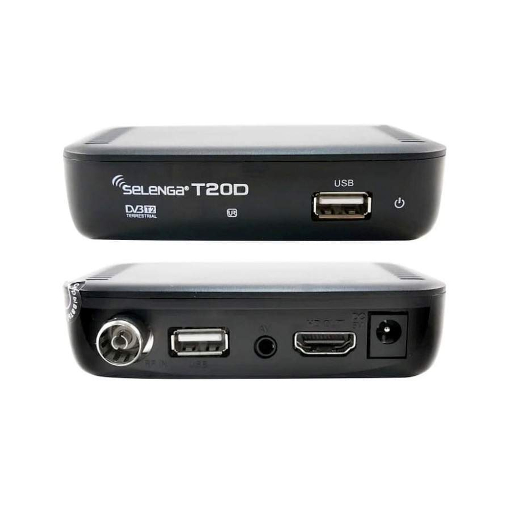DVB-T2 приставка Selenga T20DI Black