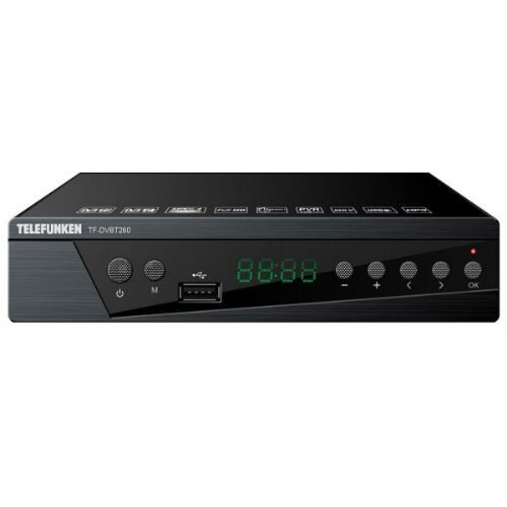 DVB-T2 приставка Telefunken TF-DVBT260 Black