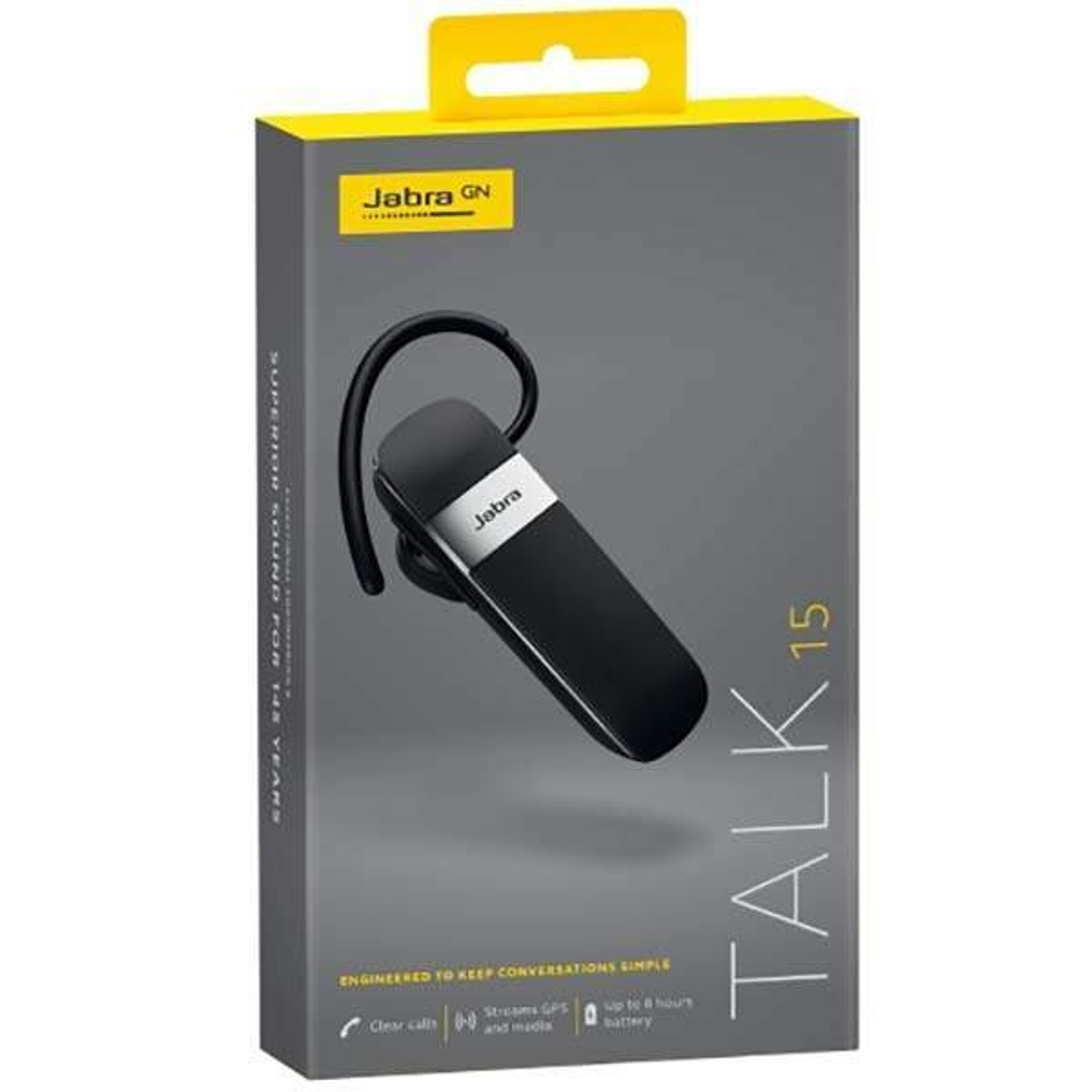 Моно гарнитура Jabra Talk 15SE черный (Jabra15se)