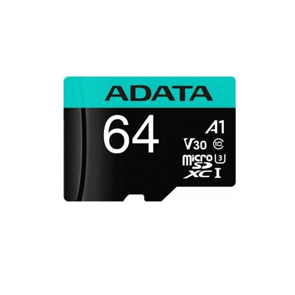 Карта памяти ADATA Micro SDHC 64Гб Premier Pro (AUSDX64GUI3V30SA2-RA1)