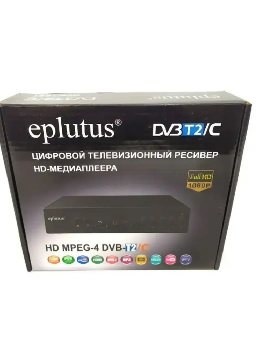 DVB-T2 приставка Eplutus DVB-165T Black