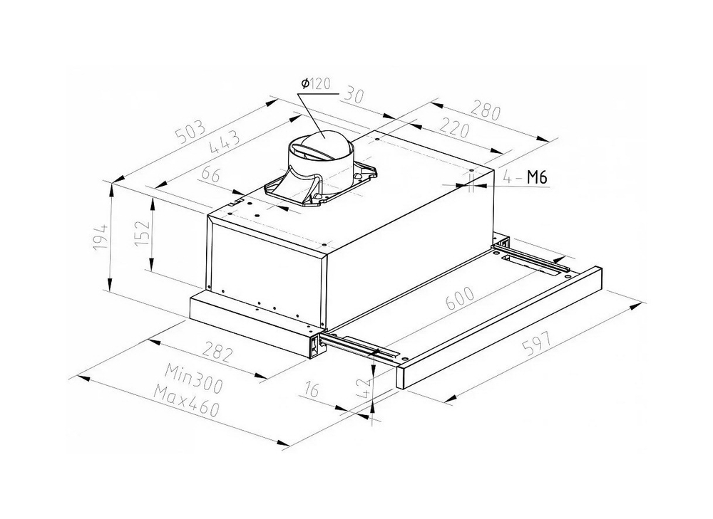 Вытяжка встраиваемая Haier HVX-T671X серебристый