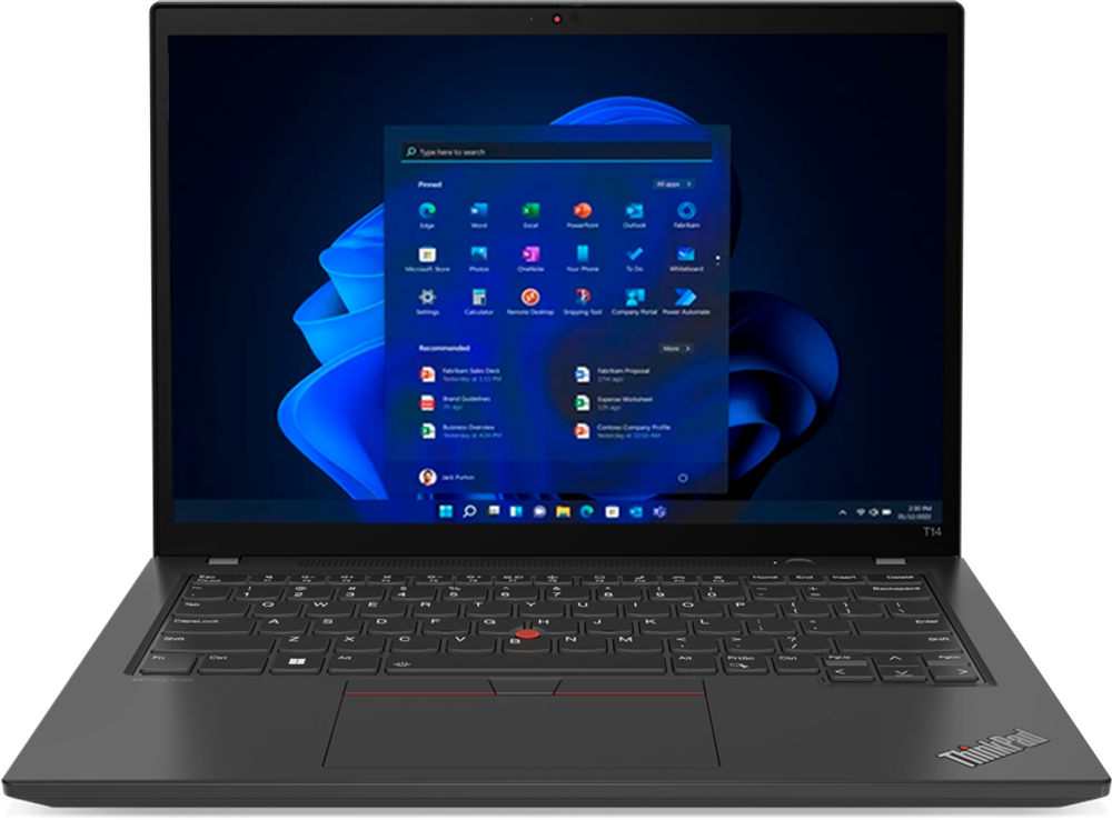 Ноутбук Lenovo ThinkPad T14 Gen 4 черный (21HESDXN00)