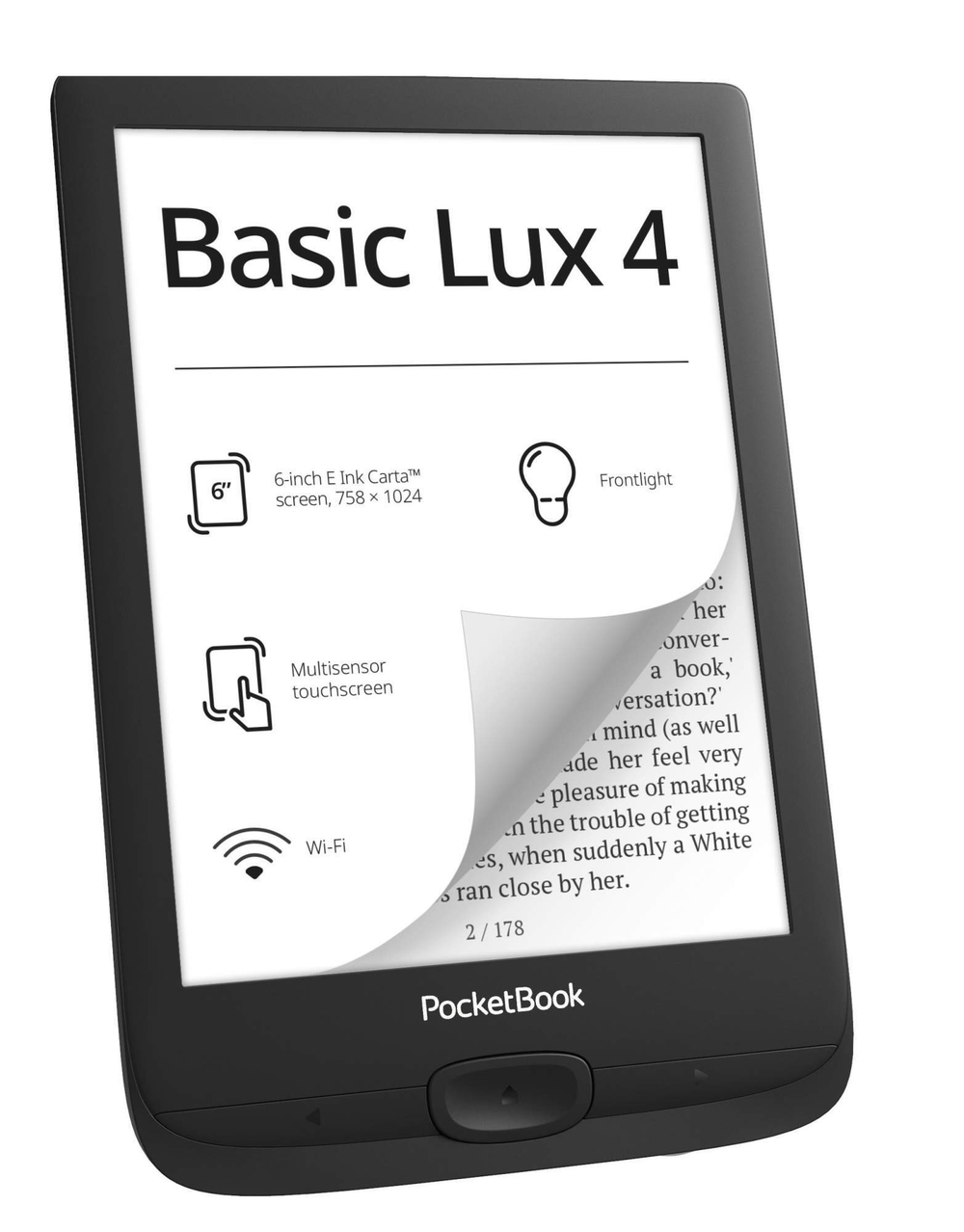 Электронная книга PocketBook Black (PB618-P-WW)