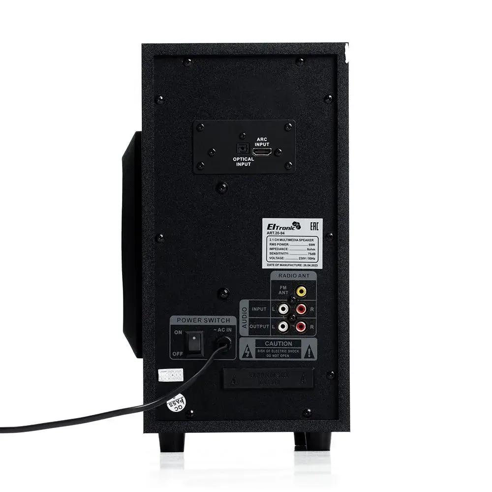 Портативная колонка Eltronic Black (1377670)