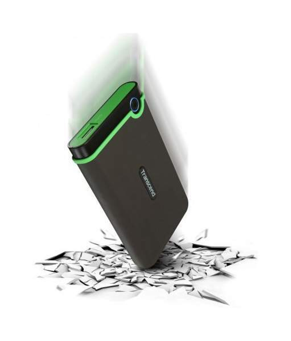 Внешний диск HDD Transcend StoreJet 2TB Green/Black (TS2TSJ25M3)