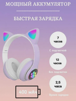 Беспроводные наушники CAT STN-28 Purple