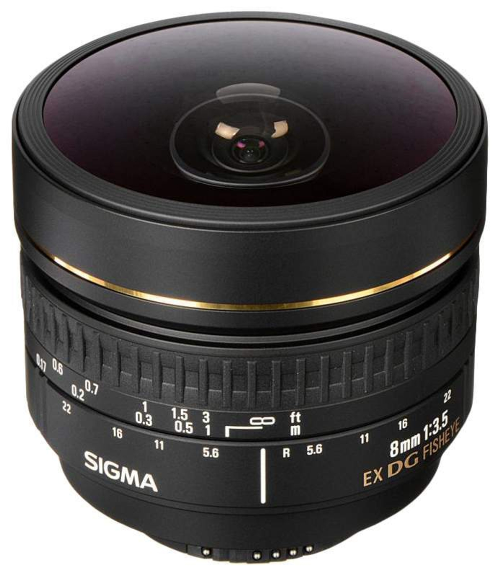 Объектив SIGMA 8mm f/3.5 EX DG Circular Fisheye Canon EF