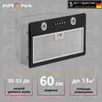 Вытяжка встраиваемая Krona RUNA 600 PB черный