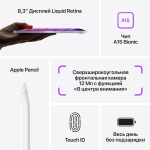 Планшет Apple iPad mini 2021 64GB Wi-Fi Starlight (MK7P3)