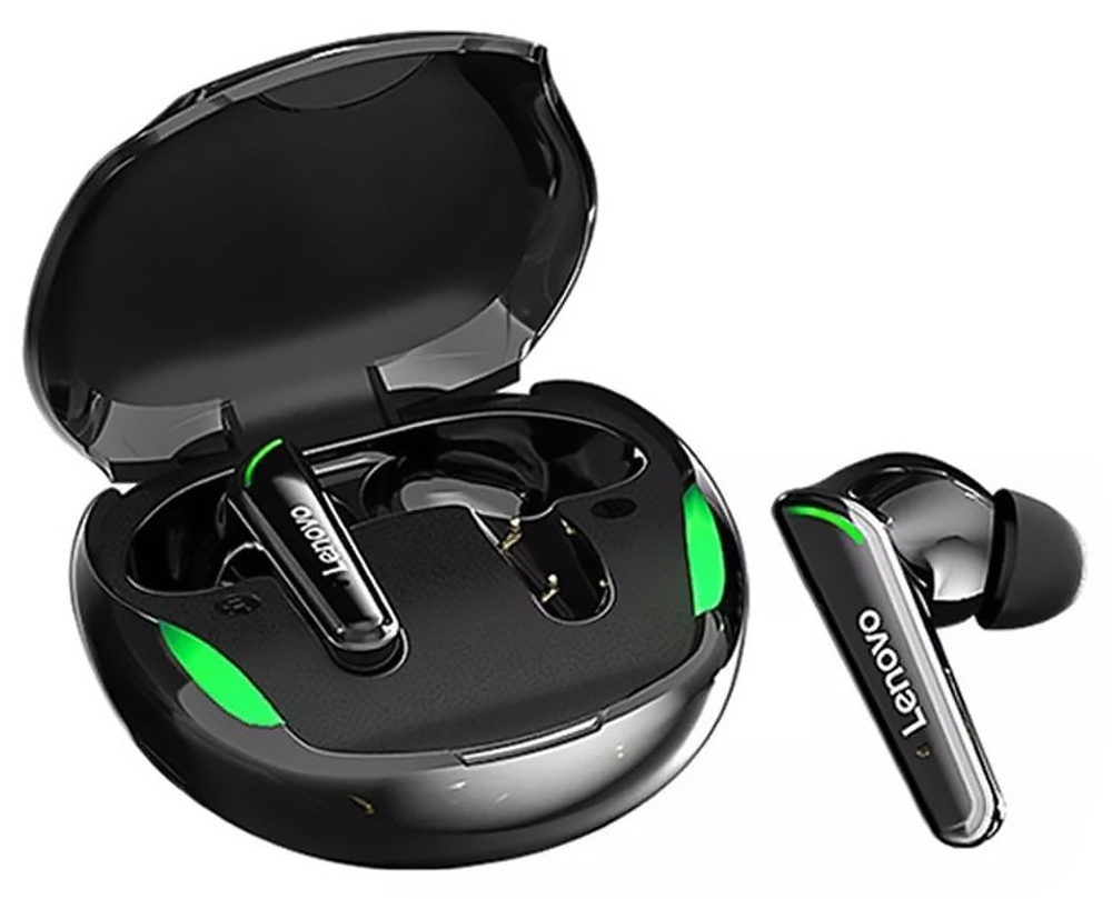 Беспроводные наушники Lenovo XT92 True Wireless Earbuds Black Black (6973037702299)