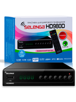 DVB-T2 приставка Selenga HD980D