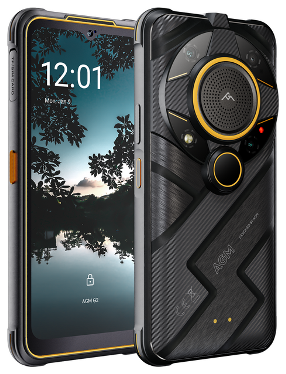Смартфон AGM Glory G2 8/256 GB Dual Nano SIM черный