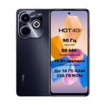Смартфон Infinix Hot 40i X6528B 256Gb 8Gb черный