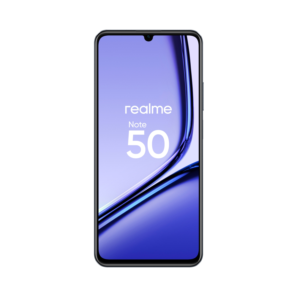 Смартфон realme Note 50 3/64 ГБ RMX3834, Полуночный черный