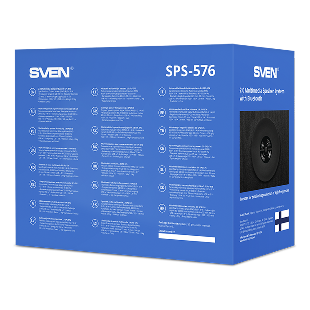 Колонки компьютерные Sven SPS-576 Black