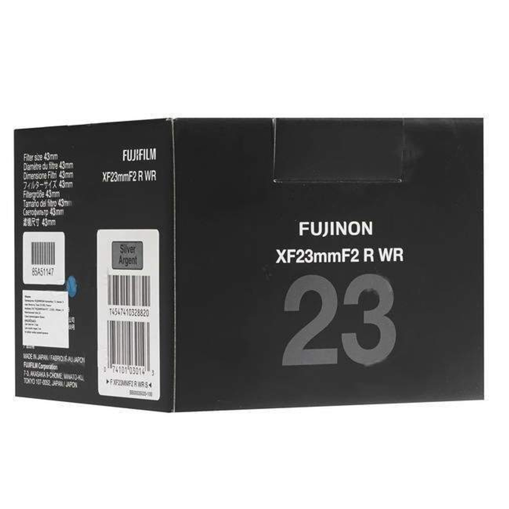Объектив для фотоаппарата Fujifilm XF 23mm f/2 R WR