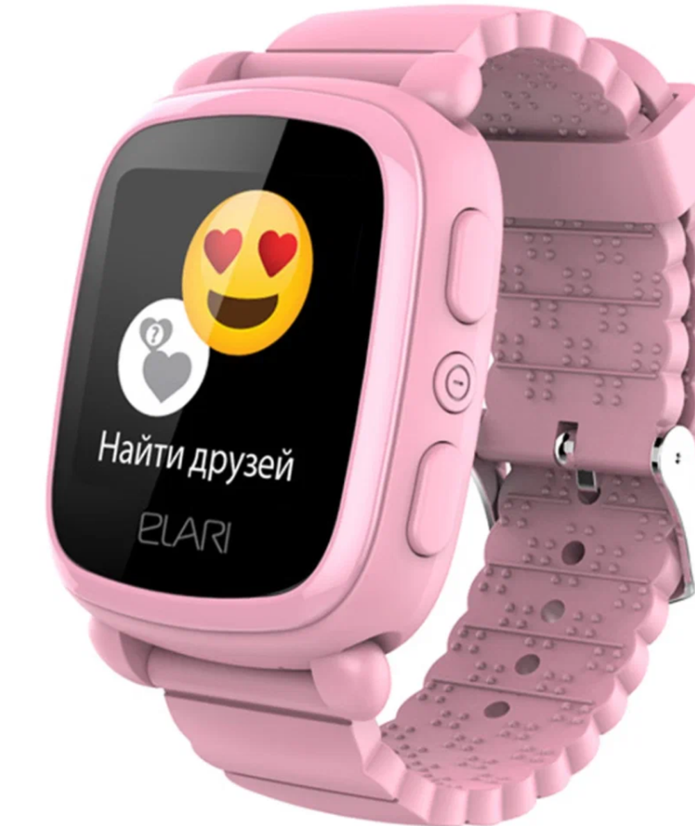 Детские смарт-часы ELARI KidPhone 2 розовый