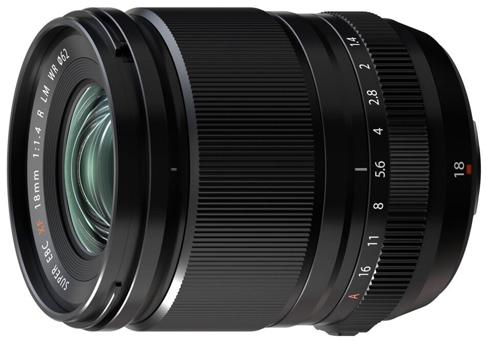 Объектив Fujinon XF 18mm f/1.4 R LM WR черный