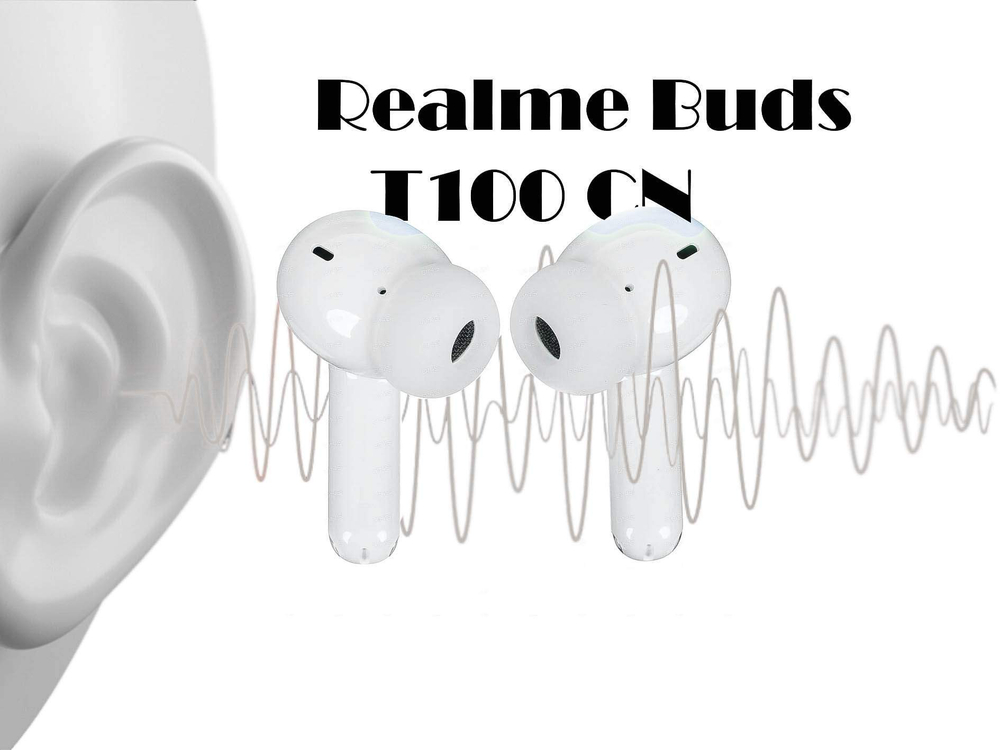 Беспроводные наушники Realme Buds T100 White