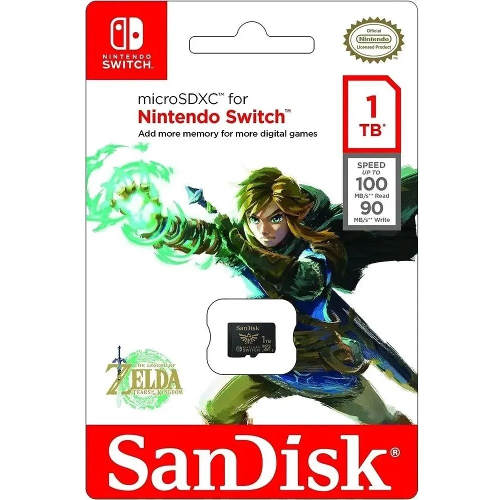 Карта памяти SanDisk SDXC 1Тб (SDSQXAO-1T00-GN6ZN)